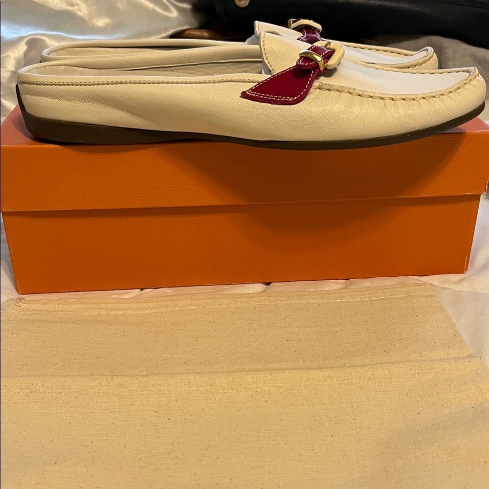 New AGL Ivory/Fuschia mule shoes 40 - Picture 2 of 4